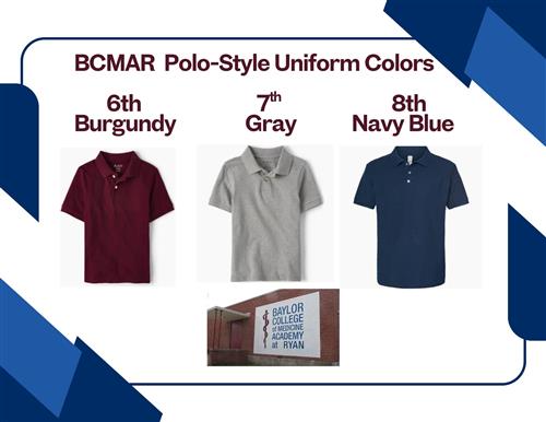 '25-'26 School Year Uniform Tops